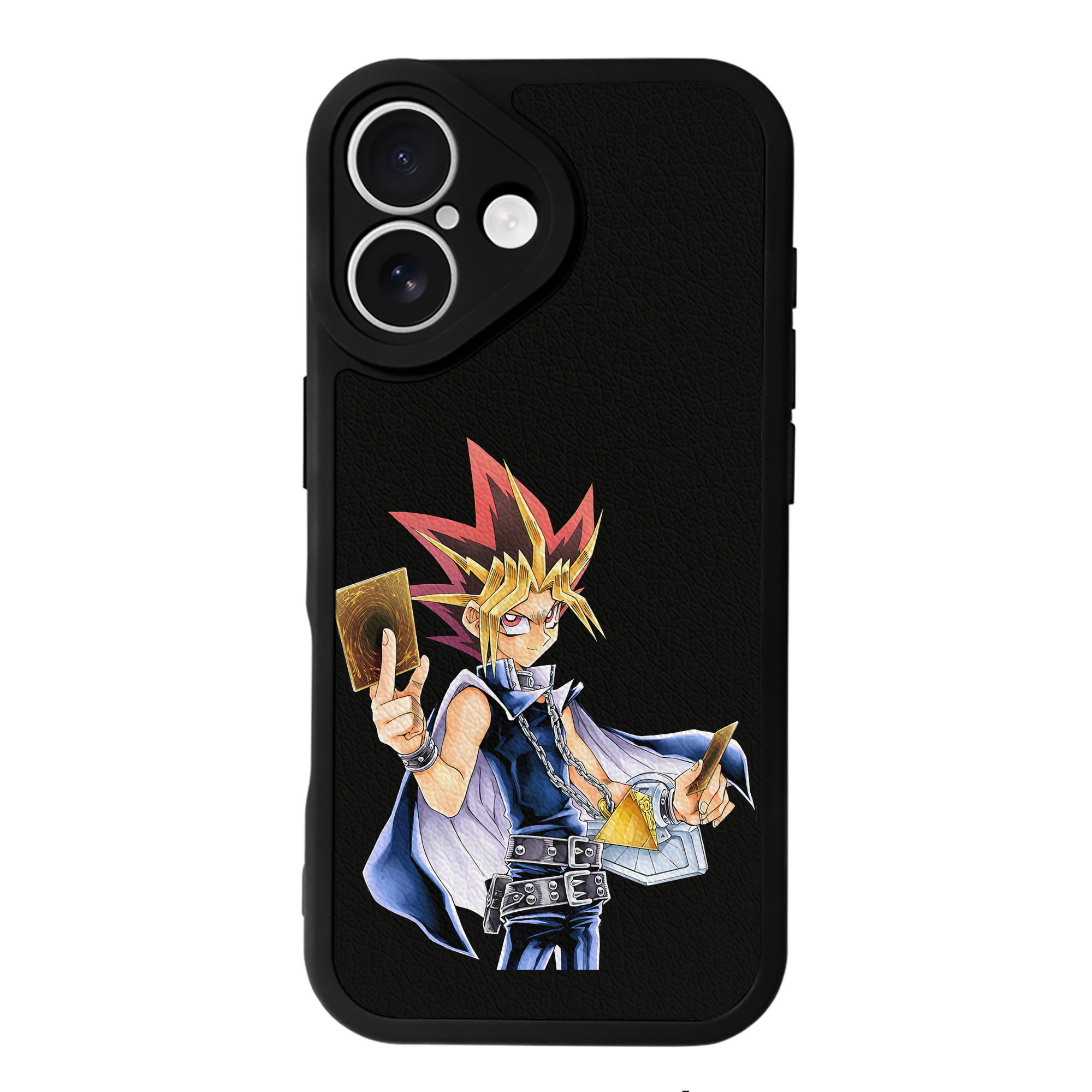 遊☆戯☆王 Yu-Gi-Oh! 【iPhone 16シリーズ対応】シリコンスマホケース（レザー調） 材質：シリコン